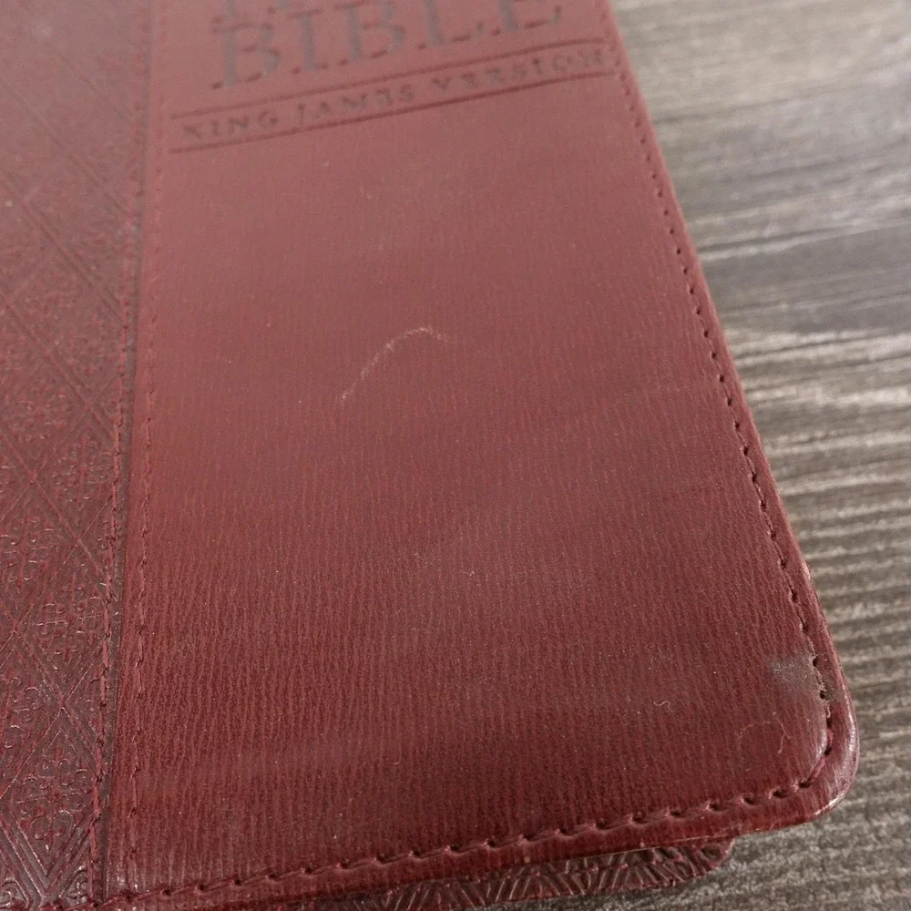 Holy Bible King James Version Pocket Brown Faux Leather Christian Art Publishers